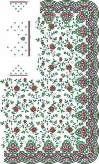Cording Saree Design