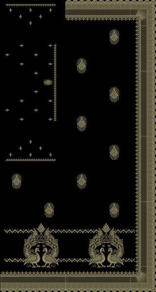 C Pallu Saree Design
