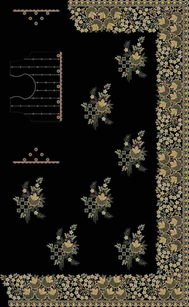 C Pallu Saree Design
