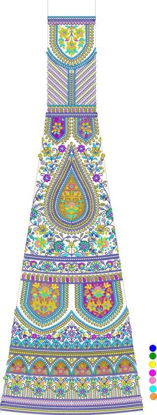 Lehenga Kali Design
