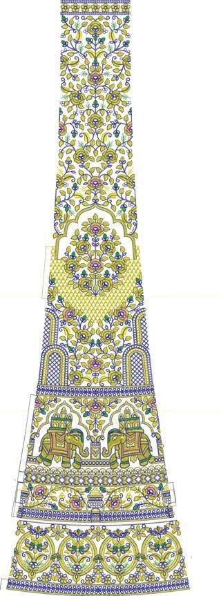 Lehenga Kali Design