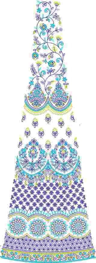 Cording Lehenga Design