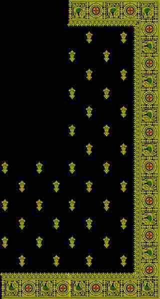 C Pallu Saree Design