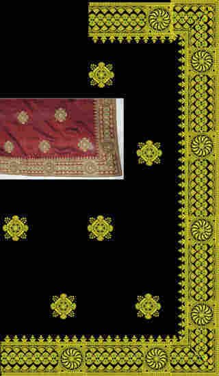C Pallu Saree Design