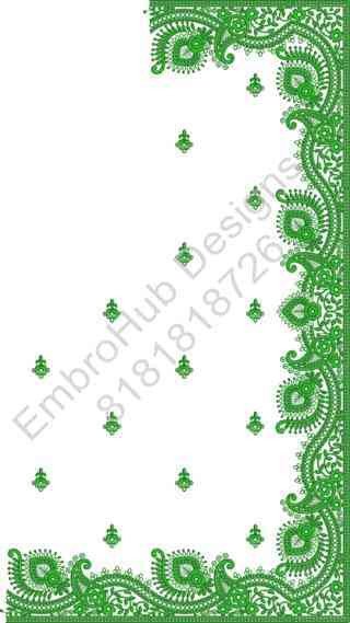 C Pallu Saree Design