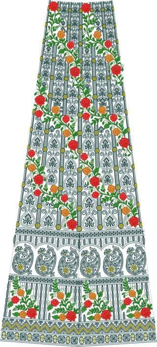 Lehenga Kali Design