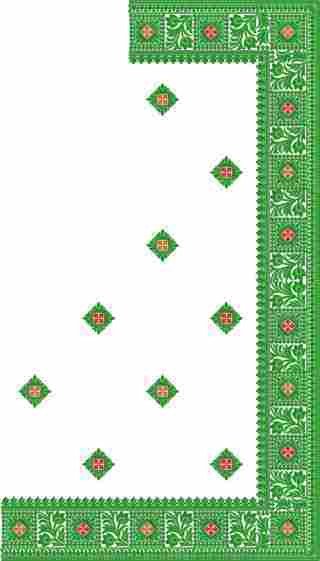 C Pallu Saree Design