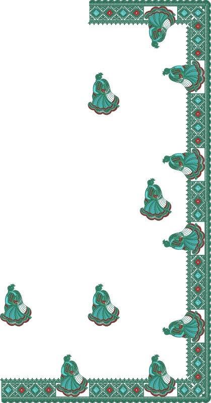 C Pallu Saree Design