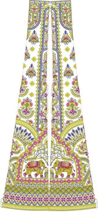 Lehenga Kali Design