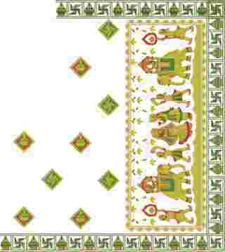 C Pallu Saree Design