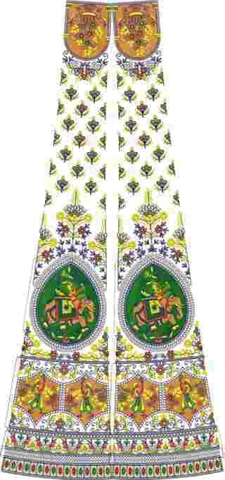 Cording Lehenga Design