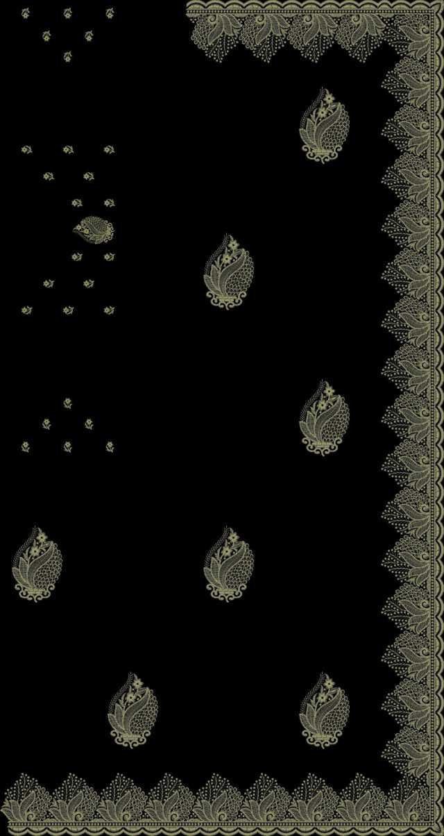 C Pallu Saree Design