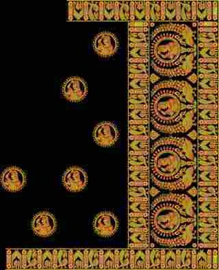 C Pallu Saree Design