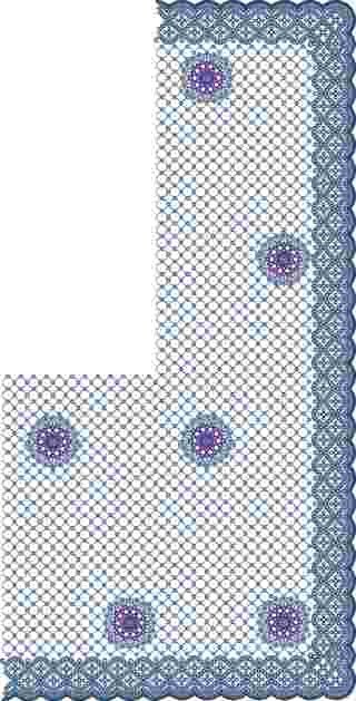 C Pallu Saree Design
