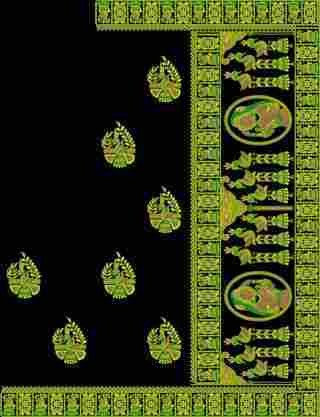 C Pallu Saree Design