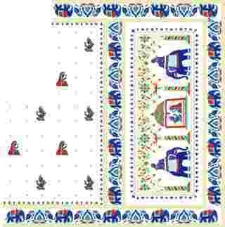 C Pallu Saree Design