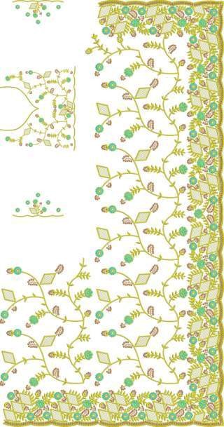 C Pallu Saree Design