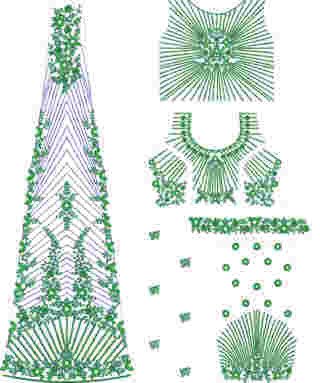 Cording Lehenga Design