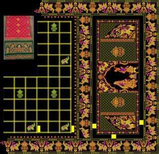 Box Pallu Saree Design