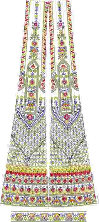 Cording Lehenga Design