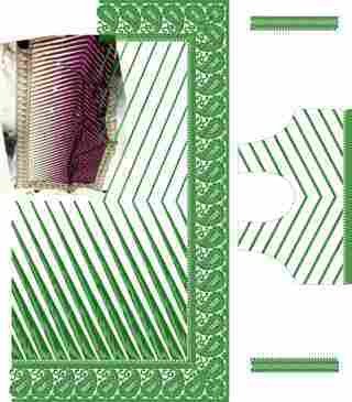 C Pallu Saree Design