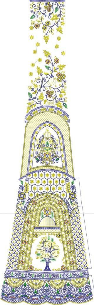 Lehenga Kali Design