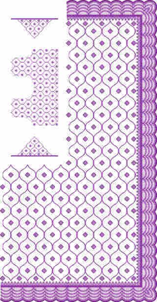 C Pallu Saree Design